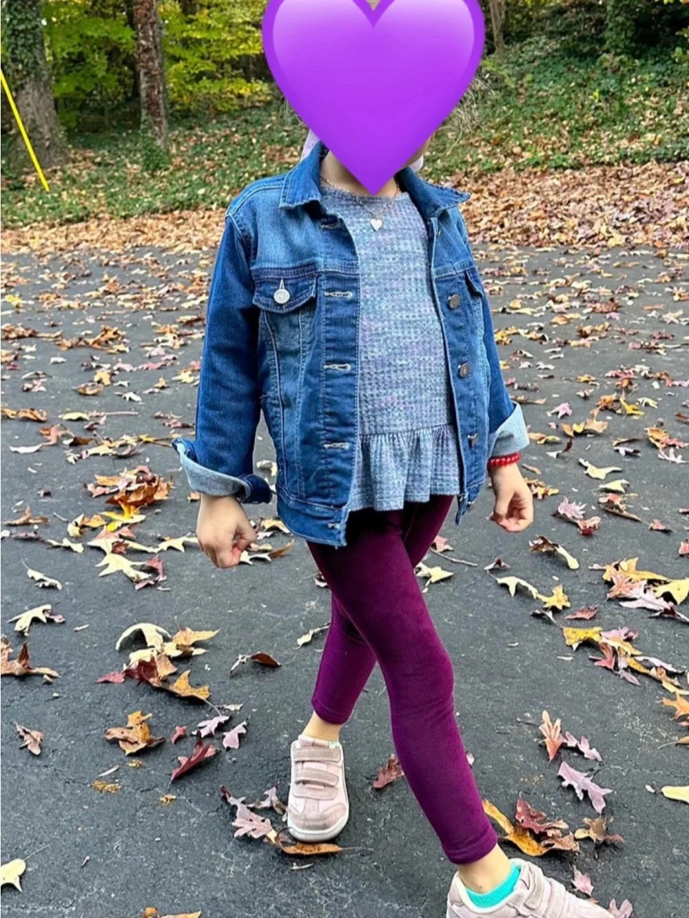 Customized Girls' Denim Jacket “Isla”
